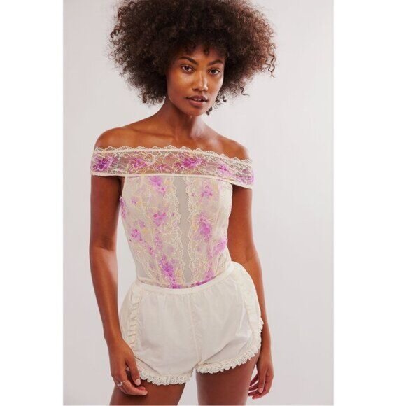 Free People Tops - NWT Free People Spring Soiree Printed Bodysuit - S